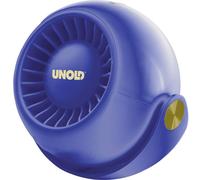 Unold Breezy Bowl blue Ventilateur sans fil (Ø x H) 90 mm x 105 mm bleu royal témoin de contrôle LED, avec batterie