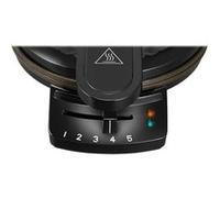 Unold 48235 moule à gauffres 1 gauffre(s) 1200 W Noir, Acier inoxydable