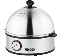 Unold Edel Cuiseur à oeufs voyant lumineux, sans BPA acier inoxydable, noir