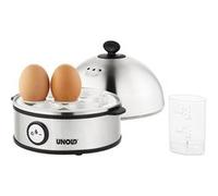 Unold Edel Cuiseur à oeufs voyant lumineux, sans BPA acier inoxydable, noir Noir G