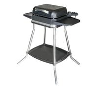 Unold Jimmy table Barbecue sur pied avec protection anti-vent, protection contre la surchauffe, voyant lumineux, réglage de la température en continu noir Noir G