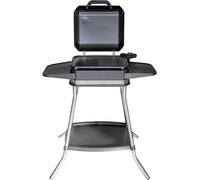 Unold Jimmy table Barbecue sur pied avec protection anti-vent, protection contre la surchauffe, voyant lumineux, réglage de la température en continu noir Noir G