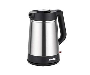 Unold Thermo bouilloire 1,5 L 1800 W Noir, Acier inoxydable