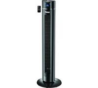 Unold Ventilateur Tour Skyline, possibilité d'enclencher oscillation, 3 niveaux, fonction minuteur, arôme Box, télécommande, 60 W, 1 pièce, noir, 86855 G