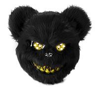 UNOLIGA Masque Effrayant d'halloween Masque d'ours, Masque d'animaux d'horreur pour Adulte Enfant, Masque Drôle pour Halloween Carnaval Fête Déguisées Cosplay Mascarade, Masque d'ours Sanglant