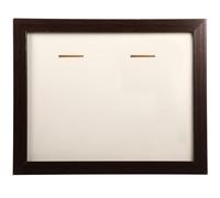 Unomor Cadre Photo Médaille 11X9 Pouces en Bois pour Affichage De Médailles, Forme Simple, Support De Présentation pour Badges, Peut Présenter 2 Médailles