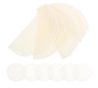 Unomor Doublure de cuiseur vapeur pour raviolis 20 pièces tapis vapeur coton rond beige réutilisable facile à nettoyer accessoire cuisine pour cuisson vapeur domestique et