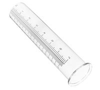 Unomor Petit pluviomètre de Rechange Tube de Mesure Eau pour Jardin en Verre borosilicaté pour Pluie et Eau de Pluie avec Lecture Claire en extérieur