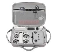 UNOSEKS Étui pour DJI Neo | Mallette étanche pour DJI Neo Fly More Combo avec bandoulière, étui en cuir synthétique robuste compatible avec contrôleur DJI RC-N3 et accessoires de drone, résistant aux