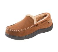 UnoSheng Daran Chaussures pour homme Noir Chaussures d'intérieur et d'extérieur en peluche à enfiler Chaussures chaudes pour homme Noir, kaki, 46 EU