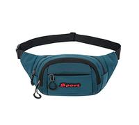 UnoSheng Sac à bandoulière tendance simple couleur unie nouveau motif pratique et léger avec fermeture éclair pour femme, Bu2., Taille unique