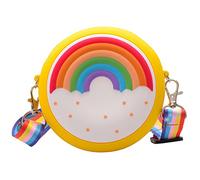 UnoSheng Zwei Taschen Damen Ordinateur portable, Mädchen, Verstellbar, Mehrfarbig, Umhängetasche für die Schule Nordlicht Taschen Damen, Ye1., Taille unique