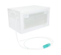 Unosuich Boîte d'inhalation d'hydrogène/oxygène pour animaux de compagnie, nid de nébuliseur, chambre d'inhalateur pour chat et chien compatible avec les machines à hydrogène/oxygène, améliore la