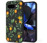 Unov Coque Compatible avec Pixel 9a (2025) 5G avec arômes d'agrumes, Fleur et Fille, Design en TPU Souple, Absorption des Chocs, Coque arrière Fine en Relief
