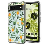 Unov Pixel 6 Coque de protection pour Pixel 6 5G 6,4 pouces (6,4 pouces) (arômes d'agrumes) transparent, arômes de citron vert