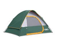 UNP Tente 4 Personnes, ImperméAble, Coupe-Vent, avec Pare-Pluie, Facile à Installer, Tente DôMe Portable pour Camping, 240 X 210 X 120 cm (Vert)