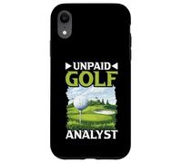 Unpaid Golf Analyst COMMENTAIRE Jeu COMPÉRIENCE Coque pour iPhone XR