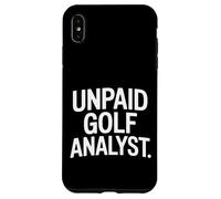 Unpaid Golf Analyst COMMENTAIRE Jeu COMPÉRIENCE ||- Coque pour iPhone XS Max