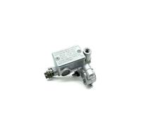 UNPGATUB Corps de Pompe de Frein de Moto Universel, maître-Cylindre de Frein argenté, Convient à la Plupart des Scooters 100% Nouveau