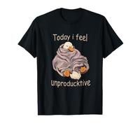 Unproducktive Duck in The Bed Funny Lazy Pun Sleep T-Shirt