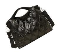 Unqueden Sac de transport cousu en nylon résistant à l'usure Structure légère Stockage multifonctionnel Essentiel Confortable et ergonomique, Noir