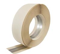 UNRUNFO - Ruban de coin renforcé pour cloison sèche - Ruban adhésif intérieur et extérieur avec métal, 5,1 cm x 30,5 m, 1 rouleau, côté non adhésif