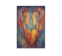 UNRXJZLVM Les anges Impression Sur Toile - Image Sur Toile -DecoSourision Murale - Tableaux DécoSourision Moderne - Tableau Mural - Tableaux Pour La Mur 16x24inch(40x60cm)