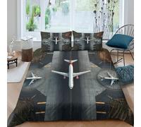 UNRXJZLVM Parure Housse Avion 3D Microfibre Chambre Ado Décoration