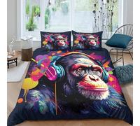 UNRXJZLVM Parure Singe Casque 3D Microfibre Chambre Ado Tendance