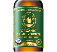 Unscented Organic Blend of Almond, Jojoba, Grapeseed, Olive and Sunflower oils with Vitamin E. Daily Moisturizer for dry Face, skin, Hair, Cuticle, Scalp, Cold Pressed, Full Body oil for Men and Women