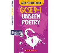 Unseen Poetry: GCSE Revision Guide and Practice Book for AQA English Literature with free app (GCSE Grades 9-1 Study Guides)