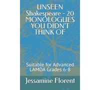 UNSEEN Shakespeare - 20 MONOLOGUES YOU DIDN'T THINK OF: Suitable for Advanced LAMDA Grades 6-8