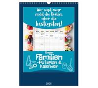 Unser Familien-Putzplan & Kalender 2026 (Wandkalender 2026 DIN A3 hoch), CALVENDO Monatskalender: Kalender und Putzplan in einem - Design "Naschkatzen". Perfekt für Familien