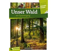 Unser Wald Wochenplaner Kalender 2027 | Heimischer Natur-Wochenkalender im Hochformat (25x33 cm) | Mit Kreuzworträtseln, Sudokus & mehr