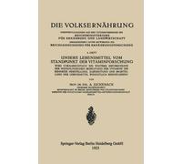 Unsere Lebensmittel Vom Standpunkt Der Vitaminforschung
