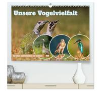 Unsere Vogelvielfalt: Ein Schatz zum Entdecken und Schützen (hochwertiger Premium Wandkalender 2026 DIN A2 quer), Kunstdruck in Hochglanz: Der ... Vogelarten von Wiese, Wald und Meer.