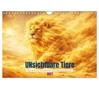 UNsichtbare Tiere - Eine poetische Sammlung aus Licht, Nebel und Fantasie (Wandkalender 2027 DIN A4 quer), CALVENDO Monatskalender: Zwischen Licht, ... Tiere auf poetische Weise Gestalt annehmen.