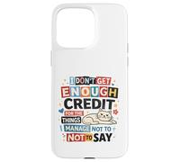 Unspoken Words Citation Humoristique Chat Sarcastique Coque pour iPhone 15 Pro Max
