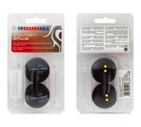 Unsquashable balles de squash paquet de 2 jaune Jaune G