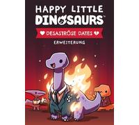 Unstable Games, Happy Little Dinosaurs - Dates désastreuses - Extension - Jeu de Cartes - 2 à 4 Joueurs - À partir de 8 Ans et Plus - 30 à 60 Minutes - Allemand - Multicolore