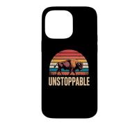 Unstoppable Buffalo Bison Outdoor Vintage Graphic Coque pour iPhone 14 Pro Max