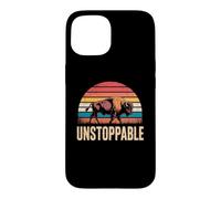 Unstoppable Buffalo Bison Outdoor Vintage Graphic Coque pour iPhone 15