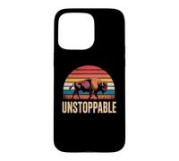 Unstoppable Buffalo Bison Outdoor Vintage Graphic Coque pour iPhone 15 Pro Max