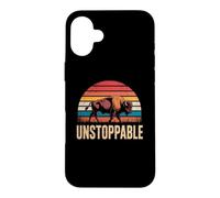 Unstoppable Buffalo Bison Outdoor Vintage Graphic Coque pour iPhone 16 Plus