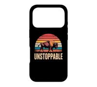 Unstoppable Buffalo Bison Outdoor Vintage Graphic Coque pour iPhone 17 Pro