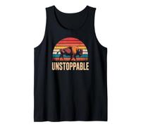 Unstoppable Buffalo Bison Outdoor Vintage Graphic Débardeur