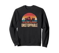 Unstoppable Buffalo Bison Outdoor Vintage Graphic Sweatshirt