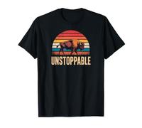 Unstoppable Buffalo Bison Outdoor Vintage Graphic T-Shirt