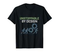 Unstoppable by Design Neon Team Gear Graphic T-Shirt
