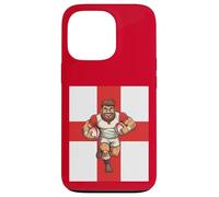 Unstoppable Charge Cartoon Rugby Power Run Coque pour iPhone 13 Pro